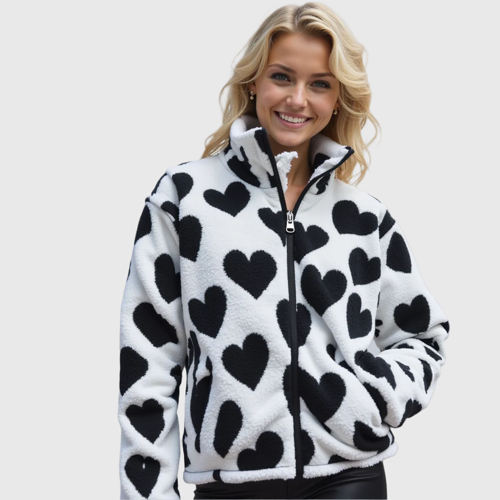 Alveena | Veste Réversible Cœur