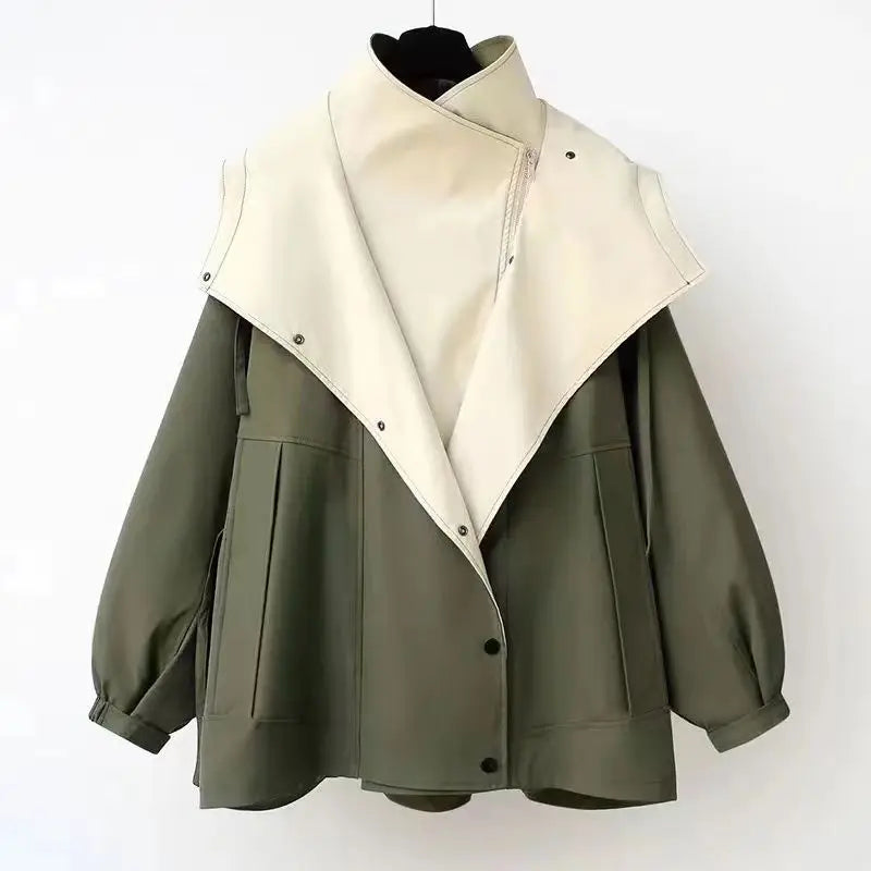 Clemence | Manteau Coupe-Vent Tendance à Capuche