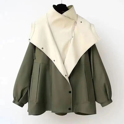 Clemence | Manteau Coupe-Vent Tendance à Capuche