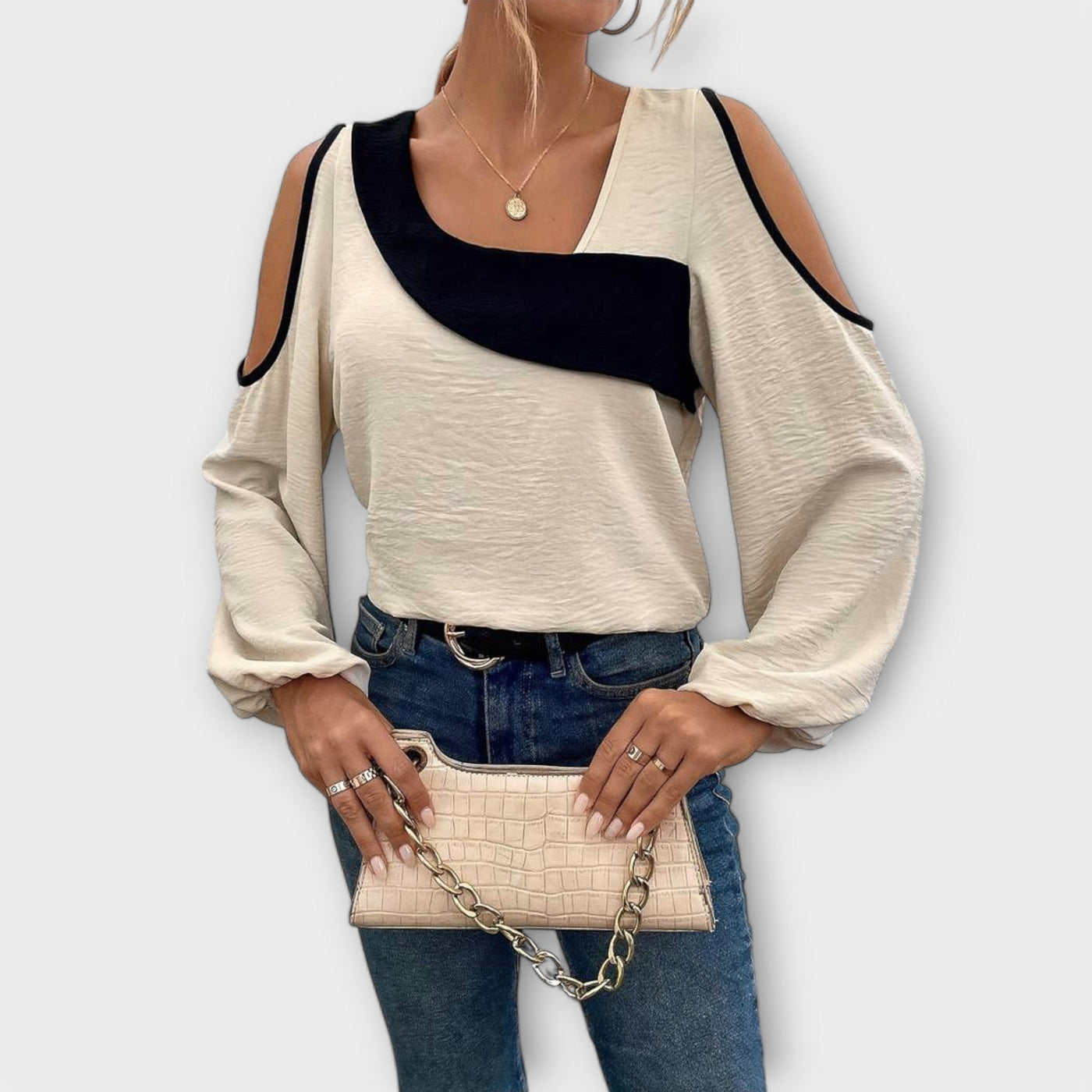 Scarlett – Blouse à encolure carrée