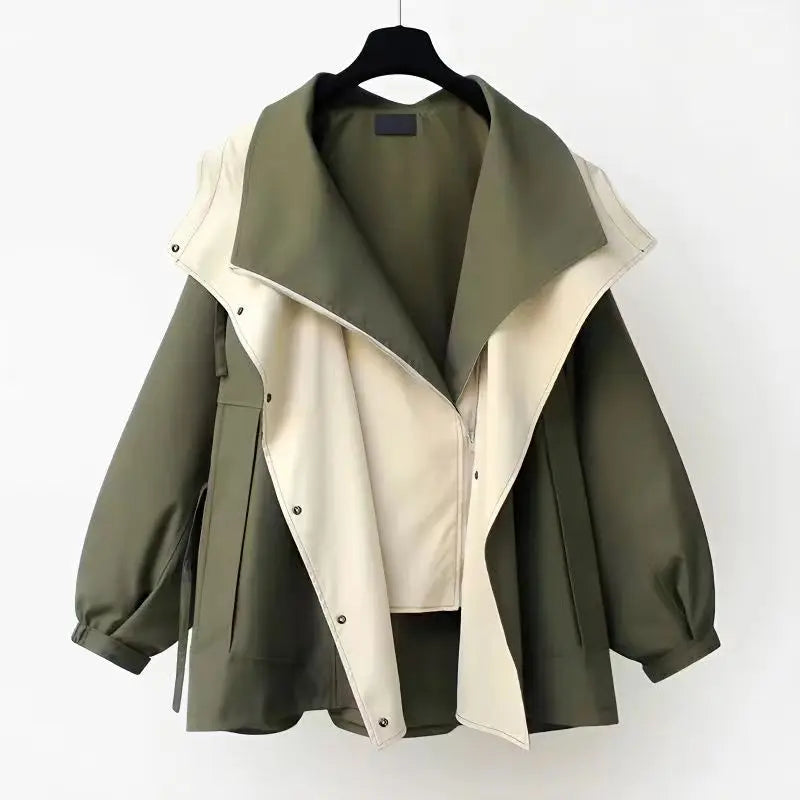 Clemence | Manteau Coupe-Vent Tendance à Capuche