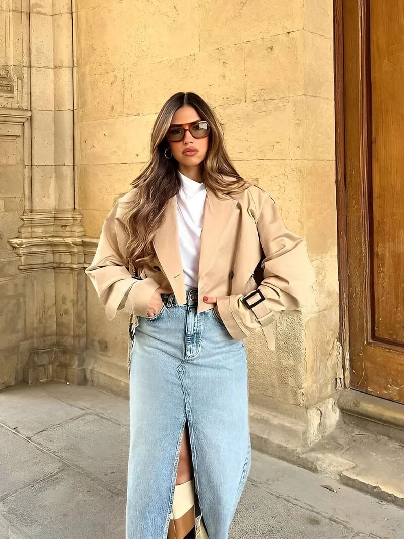 Blair | Manteau trench court