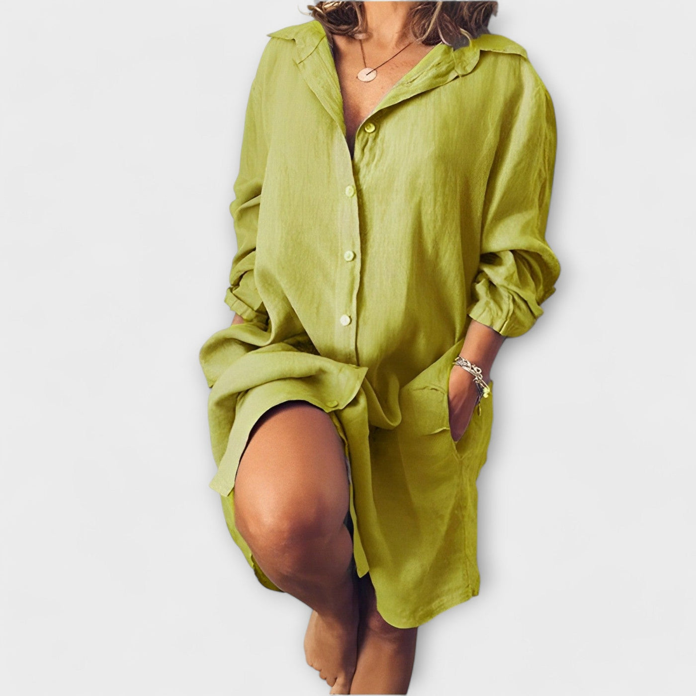 Blouse en lin décontractée pour le quotidien